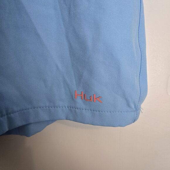 HUK Fishing Pursuit Volley Swim Shorts Men XXL Blue 5.5" InseamSOLD ON EB - Picture 2 of 13